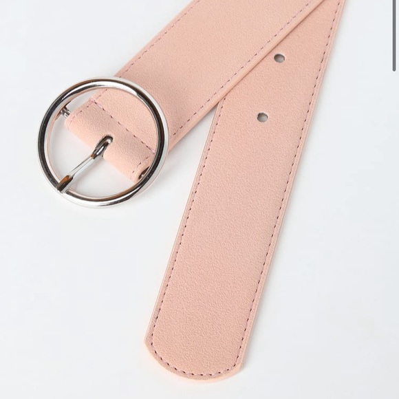 Lulus Accessories - Lulu’s Blush Suede Vegan Leather XS
